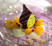 Dessert im Hotel Monica
