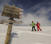 Snowshoe touring
